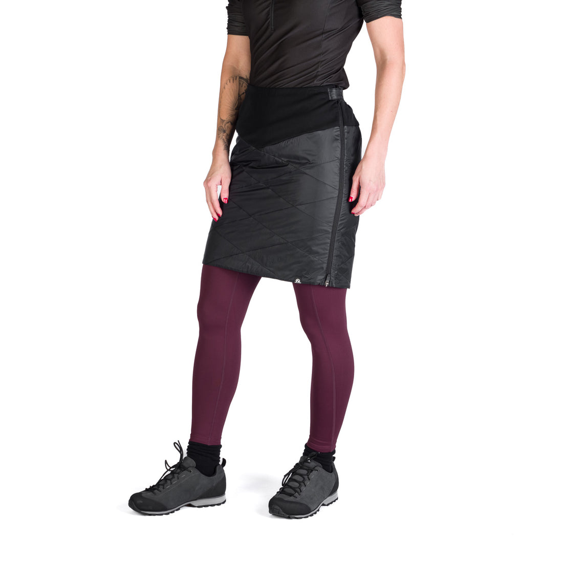 SU-4620OR women's active sport full zip padded skirt BELINDA