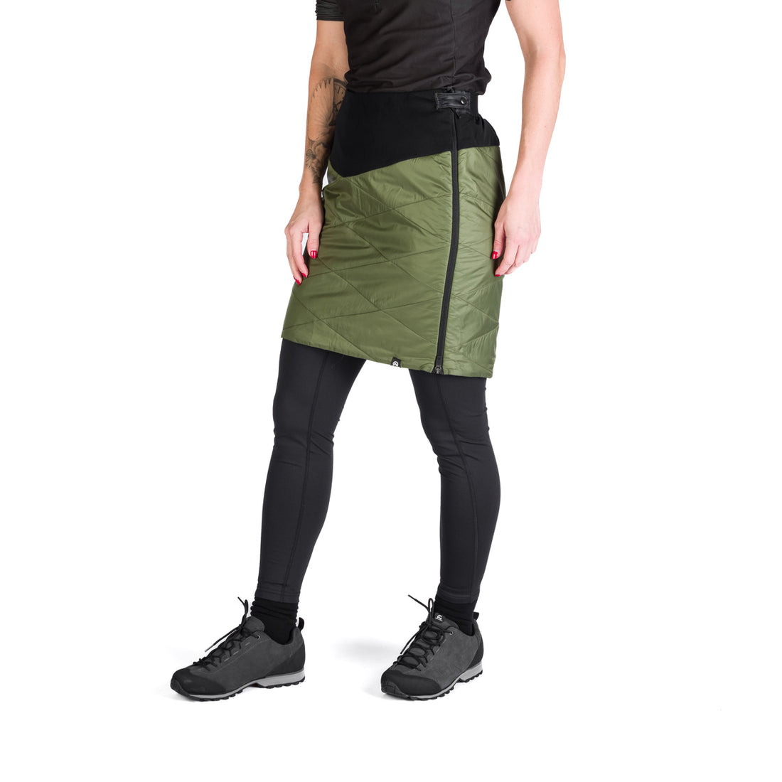 SU-4620OR women's active sport full zip padded skirt BELINDA