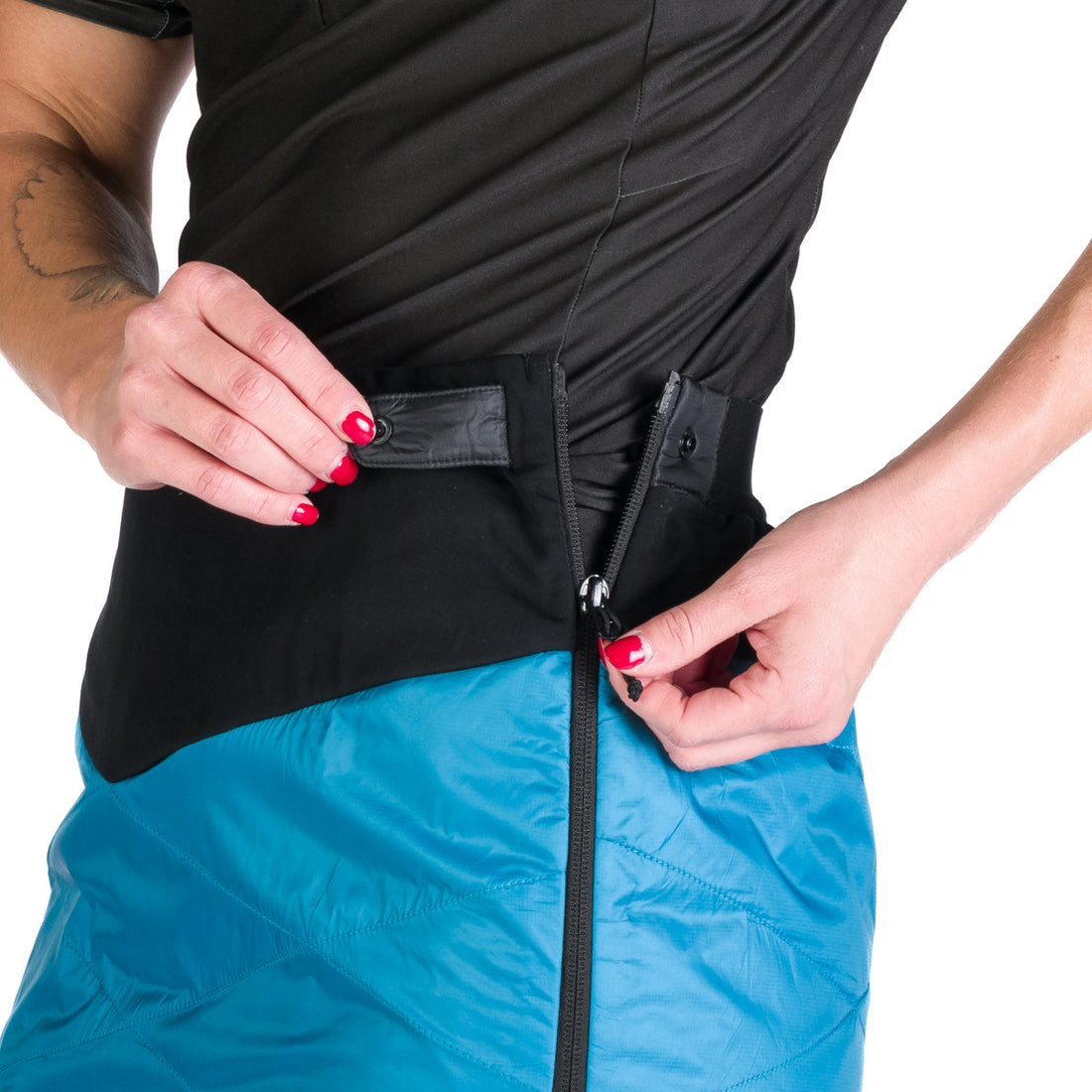 SU-4620OR women's active sport full zip padded skirt BELINDA