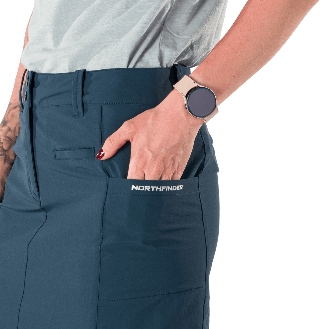 SU-4630OR women's trekking stretch skirt GLADIS
