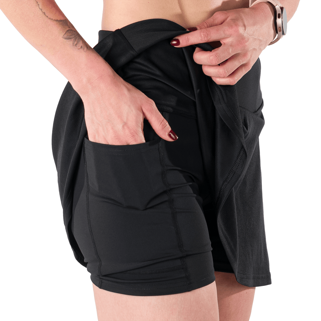 SU-4632OR women's skirt with legging shorts GRACIA