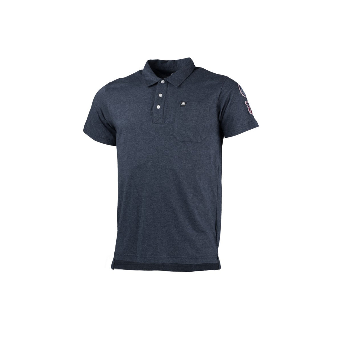 TR-3395SP men's polo T-shirt melange cotton BERTIN
