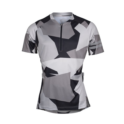 TR-3537MB men's e-bike t-shirt comfortable half zip DEWEROL