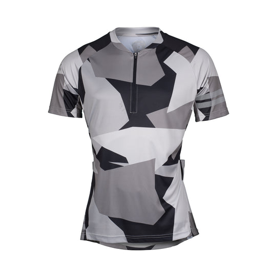 TR-3537MB men's e-bike t-shirt comfortable half zip DEWEROL