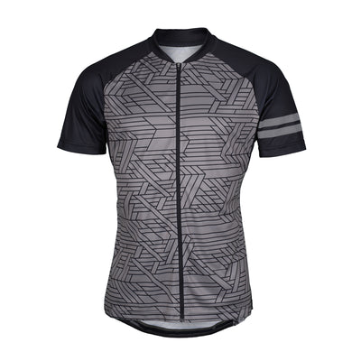 TR-35381MB men's e-bike t-shirt comfortable full zip MATHIAS