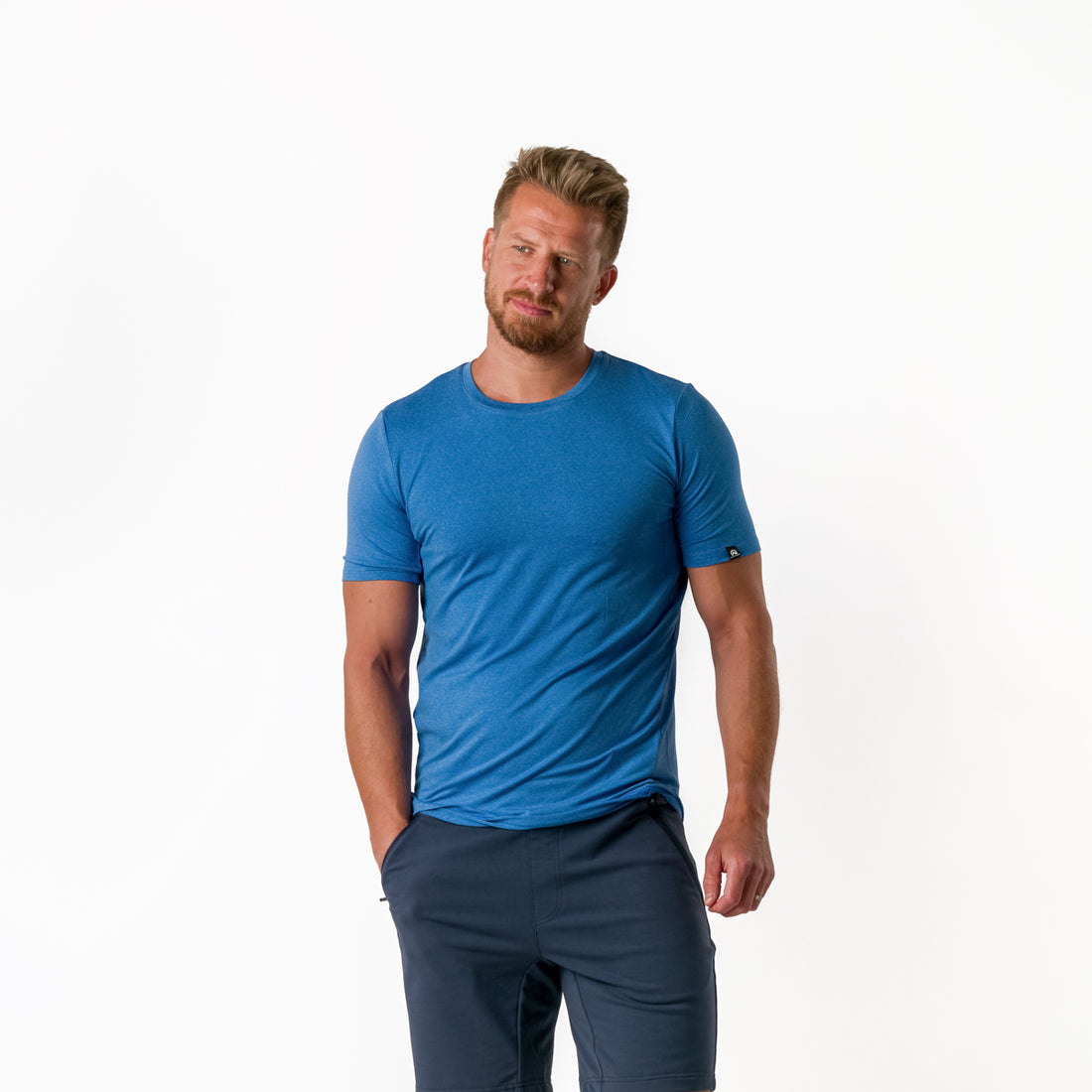 TR-3539SP men's active t-shirt recycled DEMYS