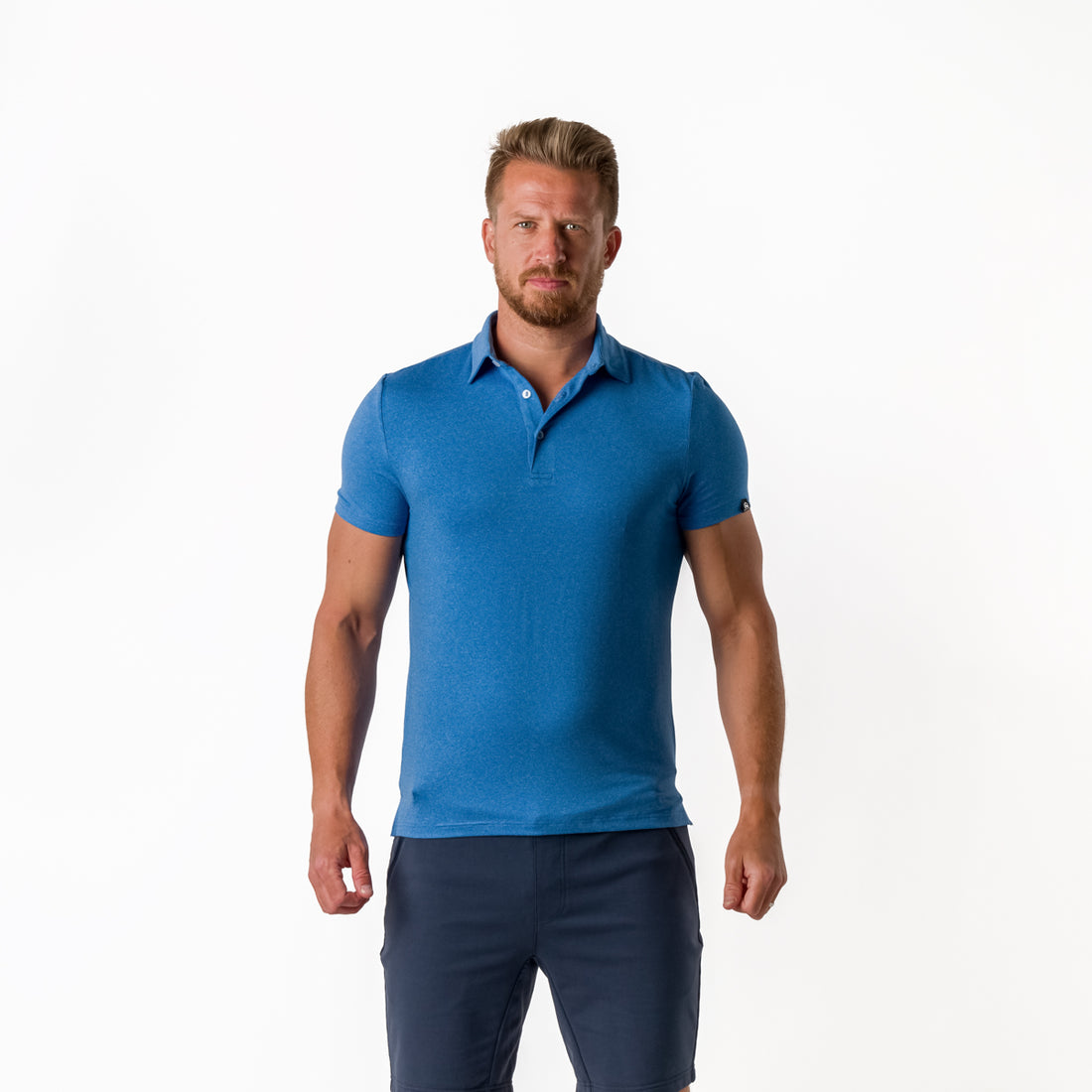 TR-3547SP men's active polo t-shirt recycled DETHOJ