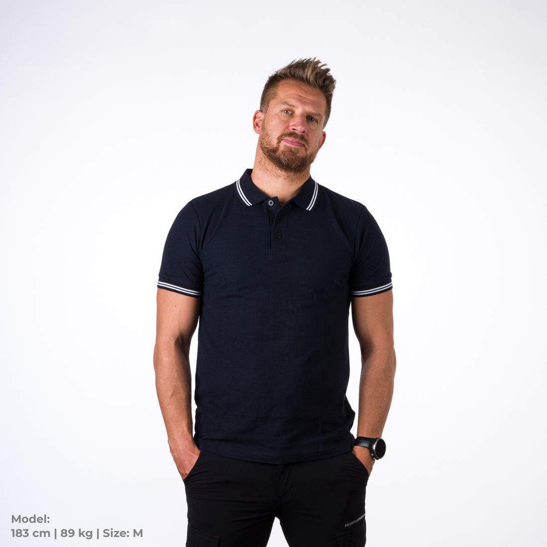 TR-3552SP men's polo t-shirt FREDDIE