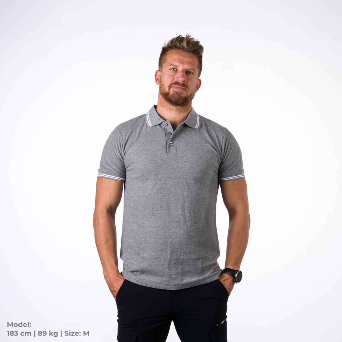 TR-3552SP men's polo t-shirt FREDDIE