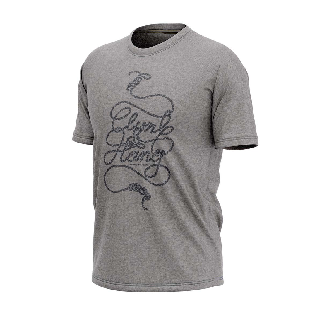 TR-3817OR men's active t-shirt with print from recycled fibres CLINT