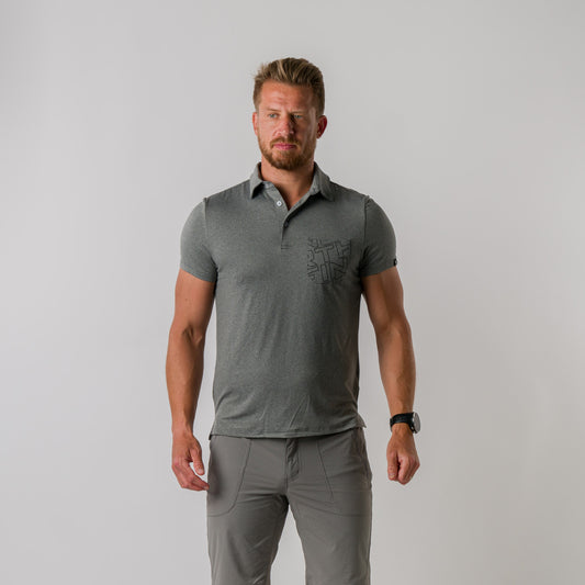 TR-3820OR men's polo t-shirt from recycled fibres DIRK