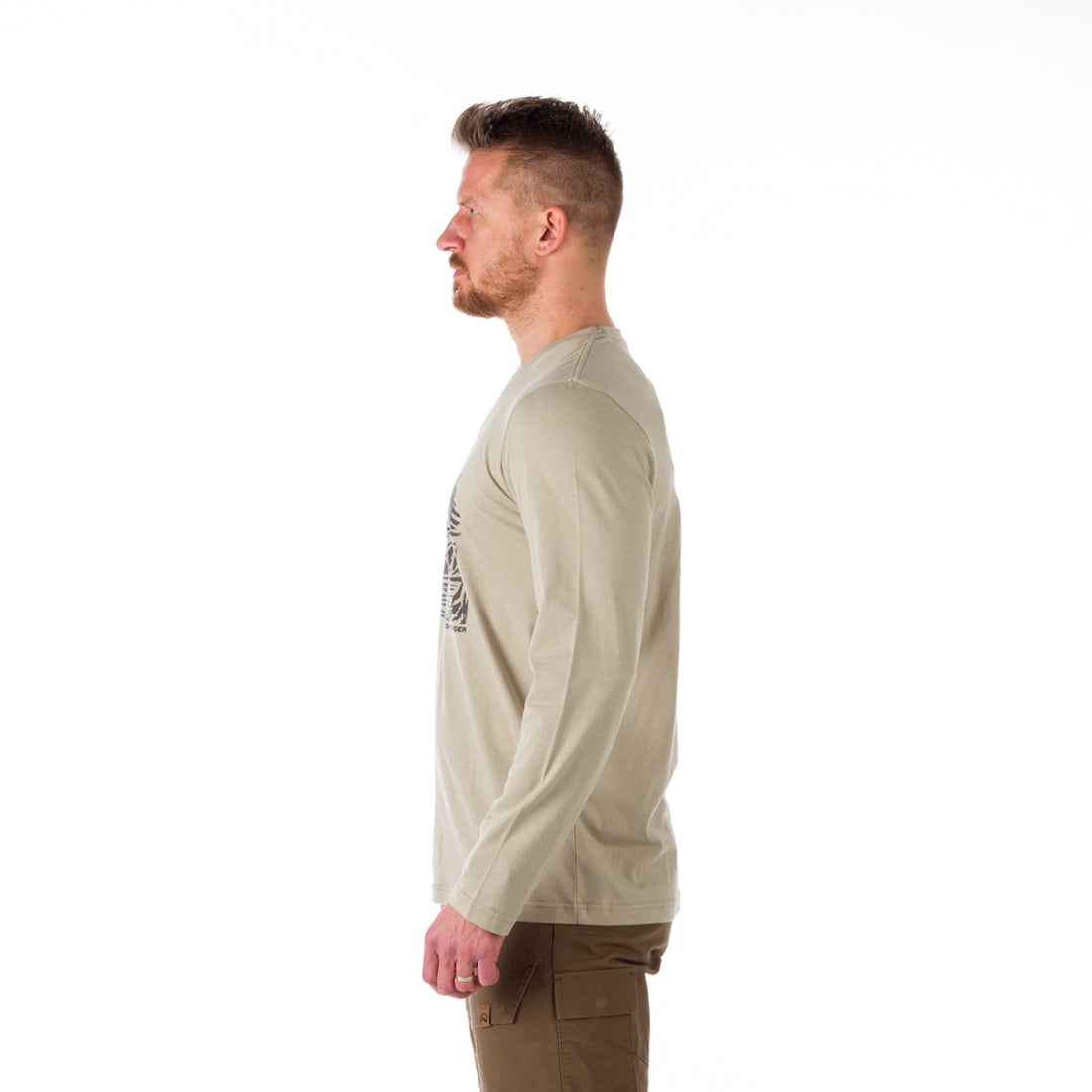 TR-3870AD men's t-shirt with print organic cotton BRODY 