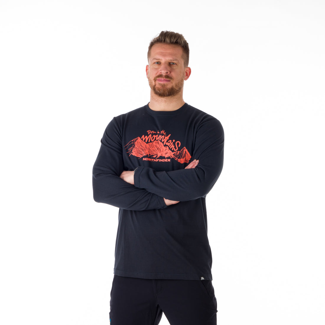 TR-3875OR men's t-shirt with print cotton style FINLEY 