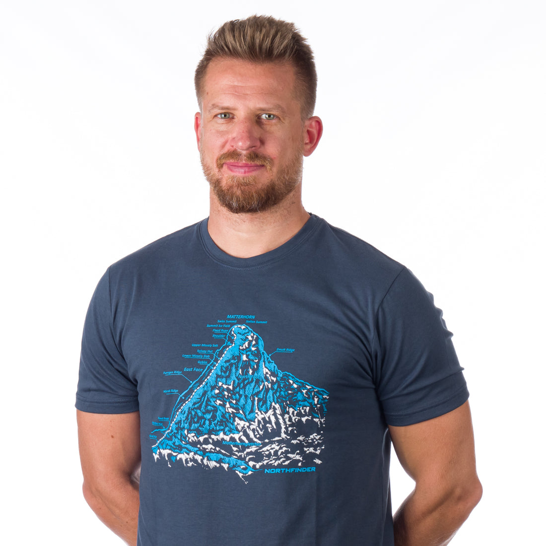 TR-3914OR men's t-shirt cotton style with print JEFFERSON