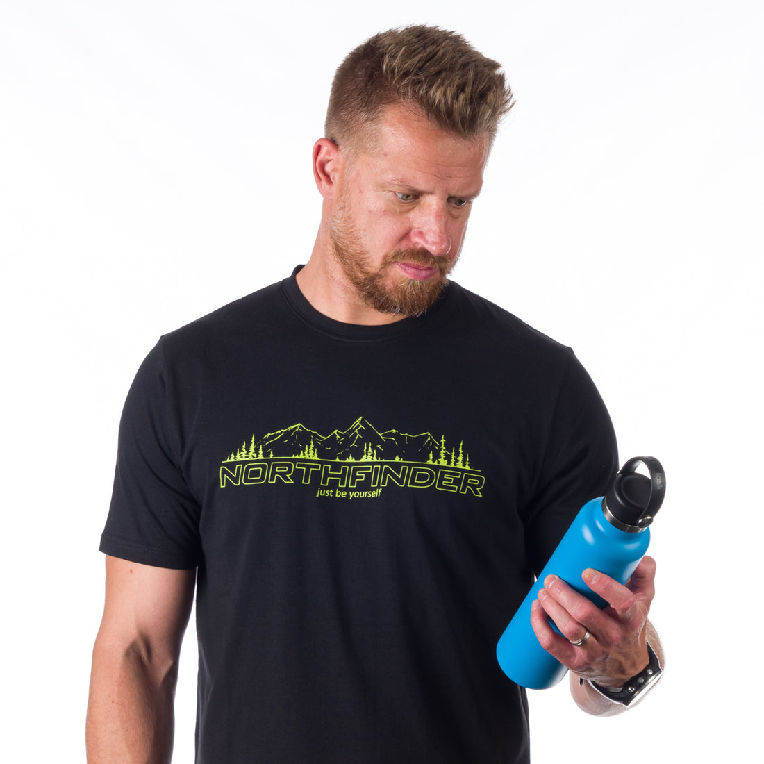 TR-3917OR men's t-shirt cotton style with pictogram JEREMY 