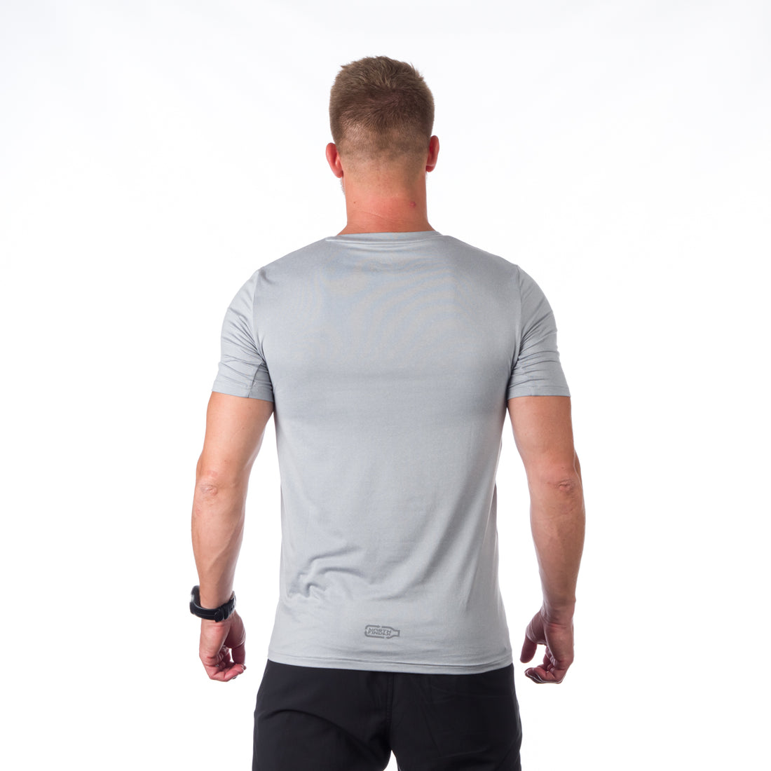 TR-3925OR men's active t-shirt with print from recycled fibers JOHNATHAN