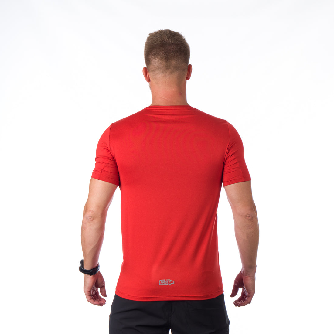 TR-3925OR men's active t-shirt with print from recycled fibers JOHNATHAN