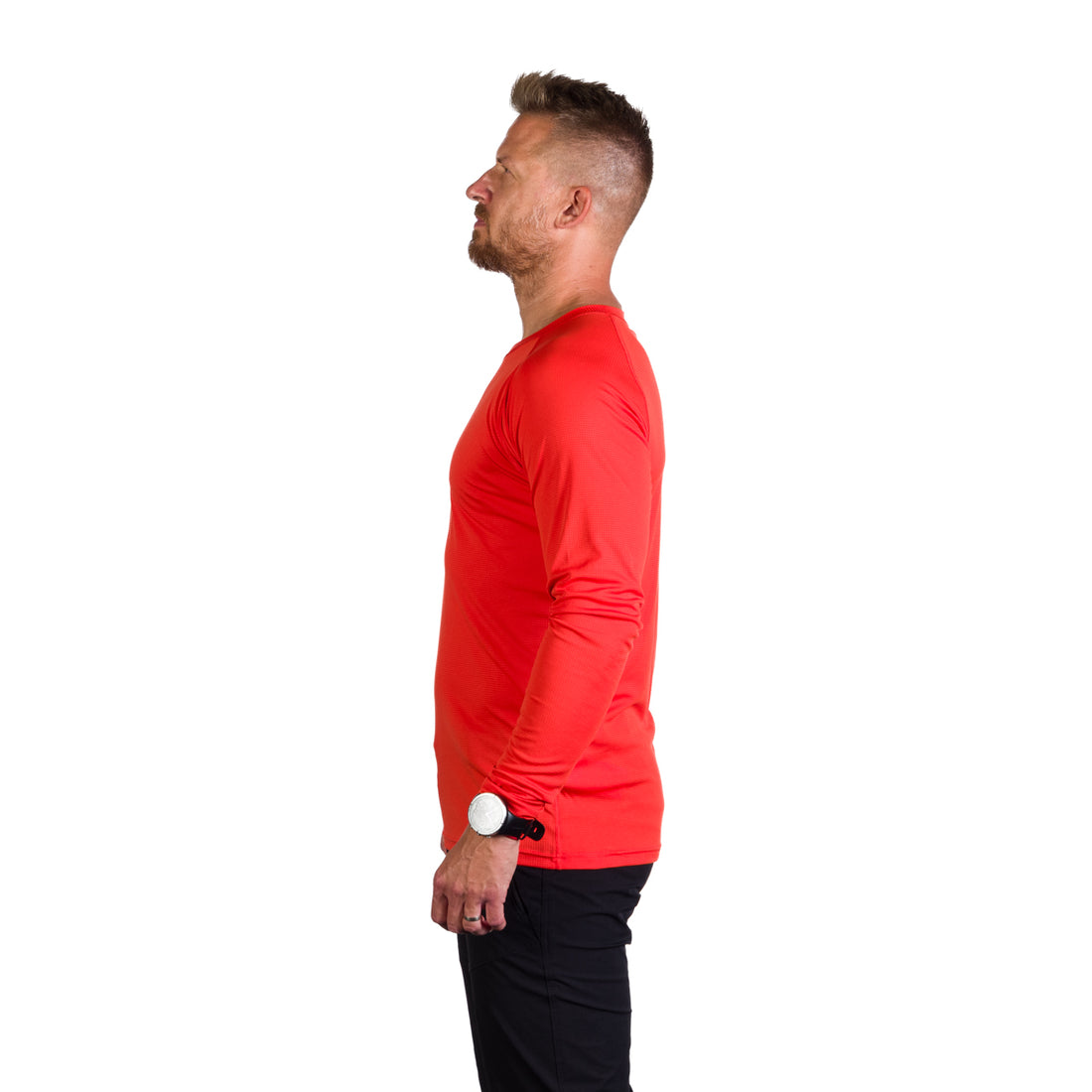 TR-3951OR  Men's technical T-shirt with long sleeves Polartec® ALPHUBEL