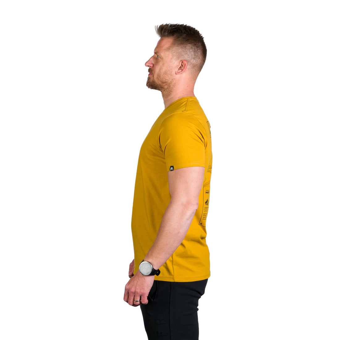 TR-3955OR men's organic cotton t-shirt with print TRENTON