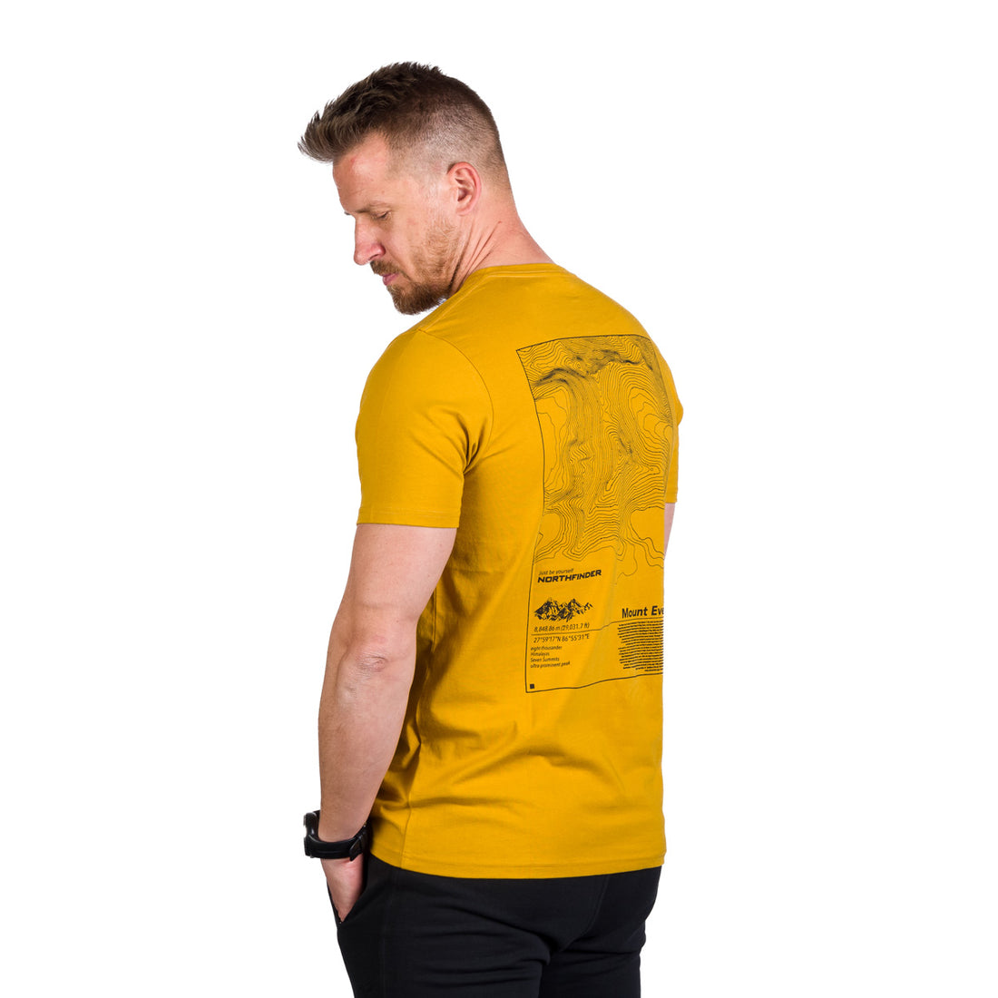 TR-3955OR men's organic cotton t-shirt with print TRENTON