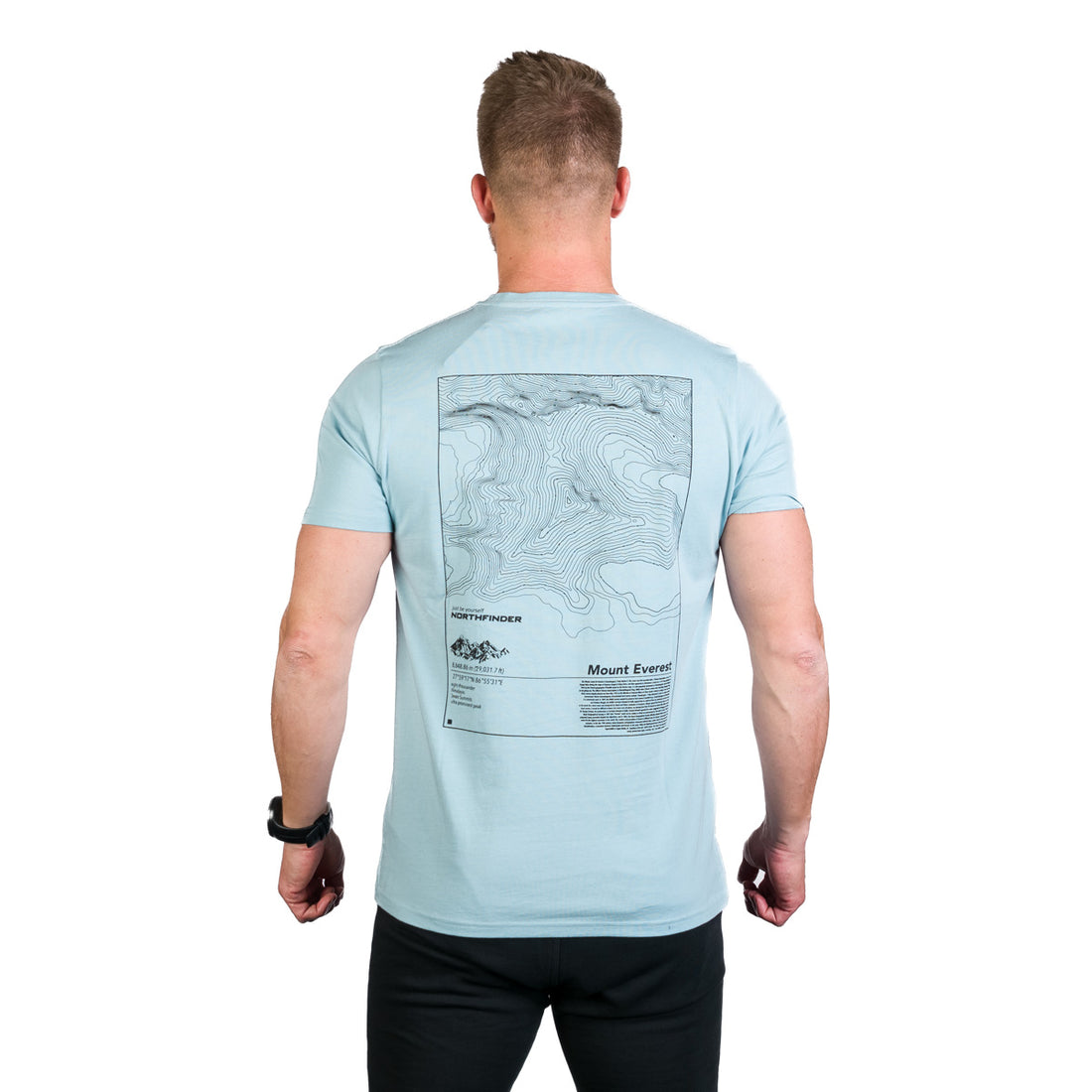 TR-3955OR men's organic cotton t-shirt with print TRENTON