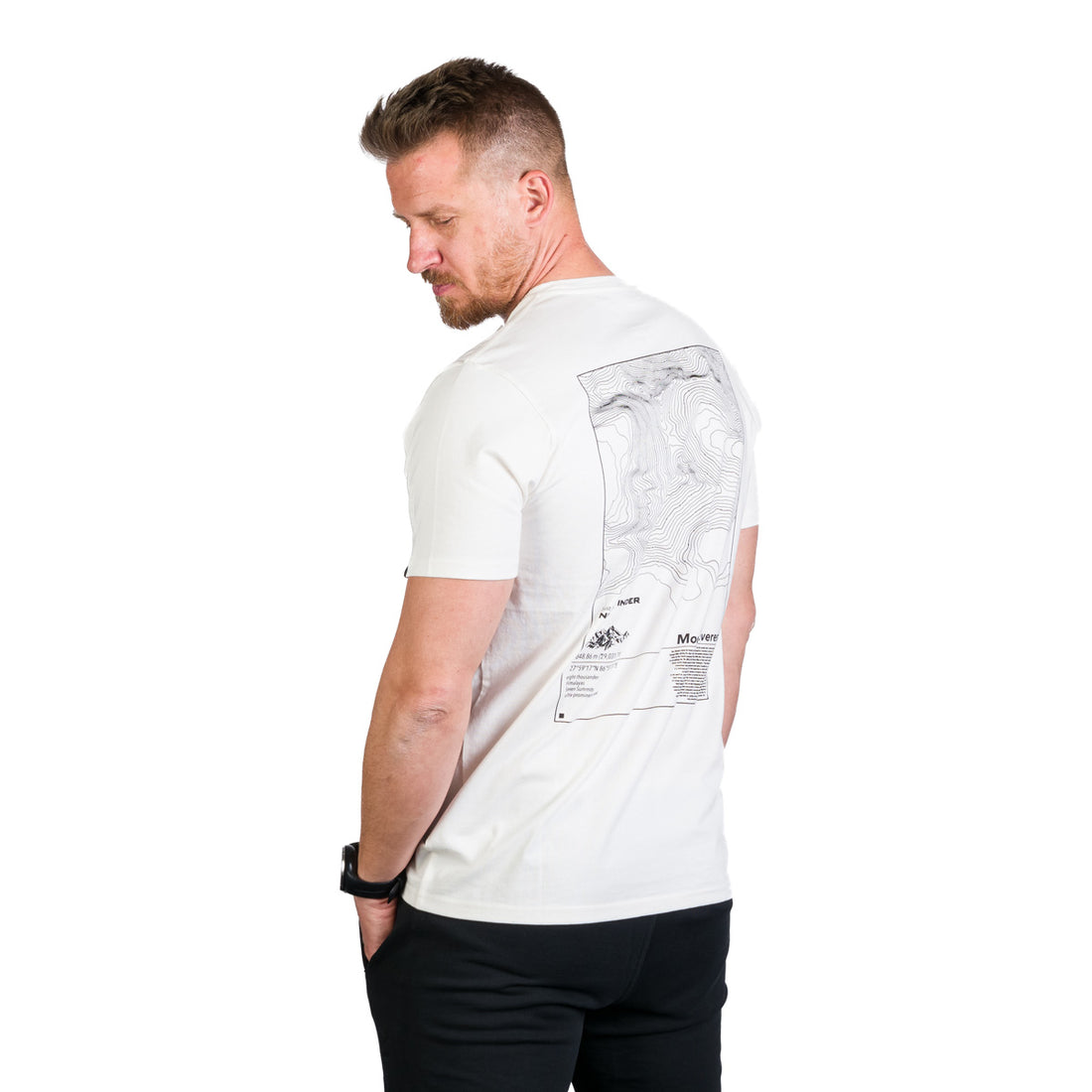 TR-3955OR men's organic cotton t-shirt with print TRENTON