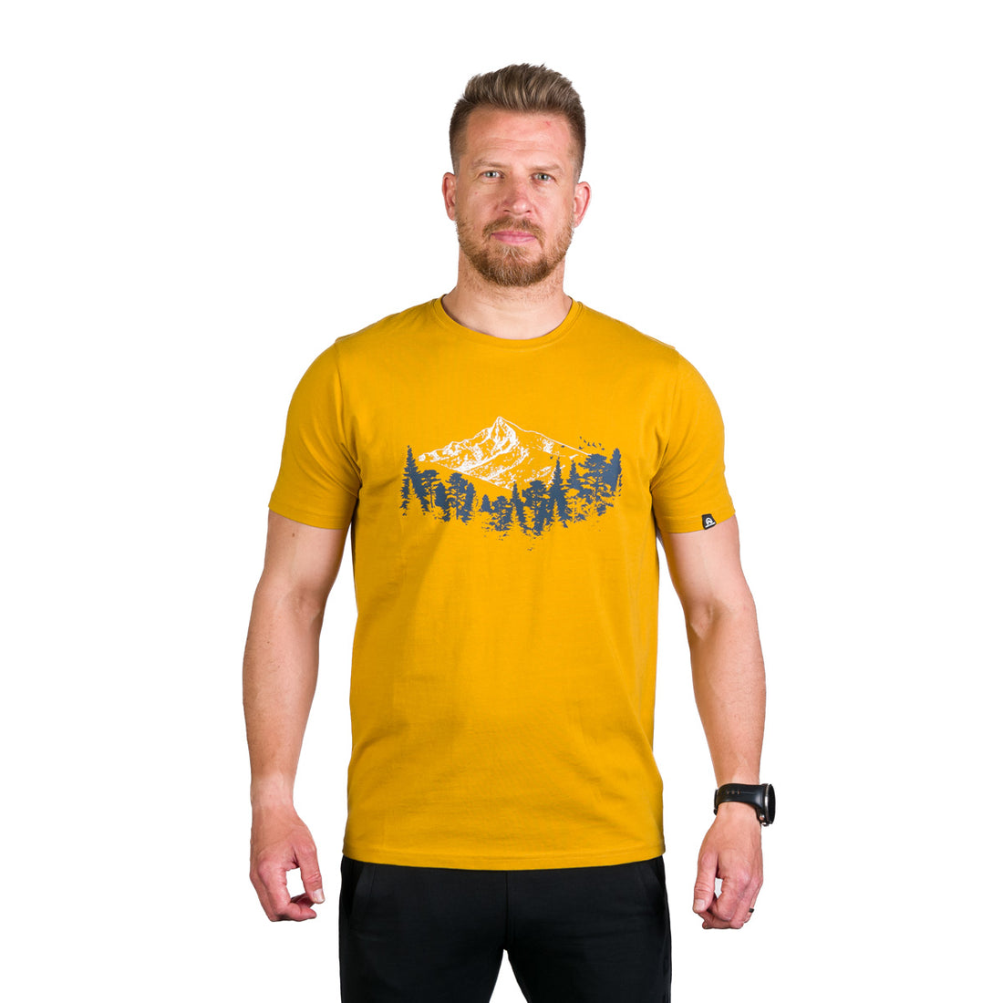 TR-3960OR men's organic cotton t-shirt with print KORY