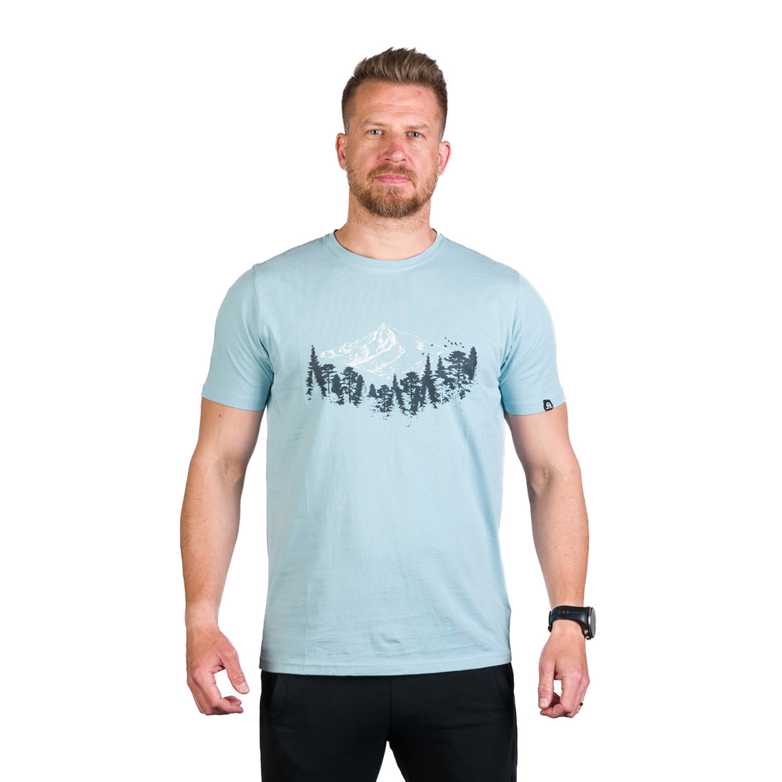 TR-3960OR men's organic cotton t-shirt with print KORY
