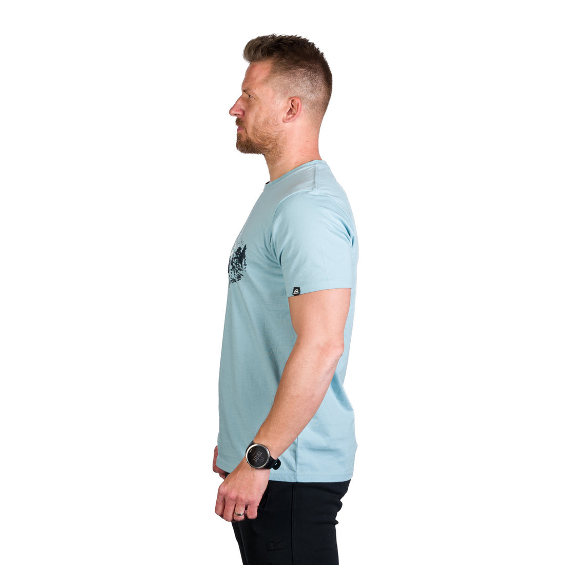 TR-3960OR men's organic cotton t-shirt with print KORY