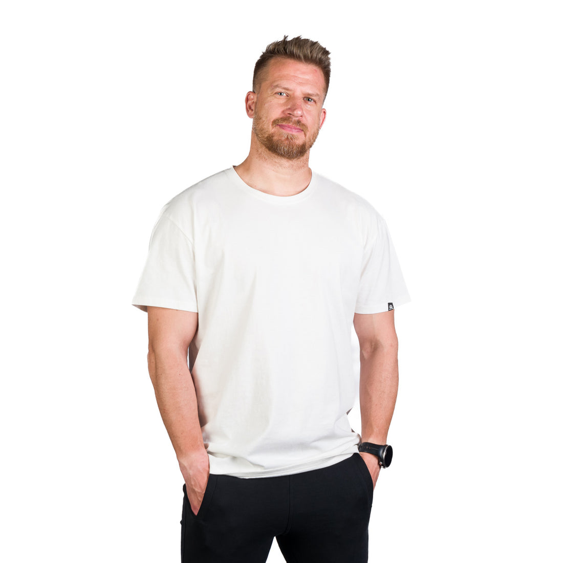 TR-3963SP men's oversized t-shirt from organic cotton TYREL