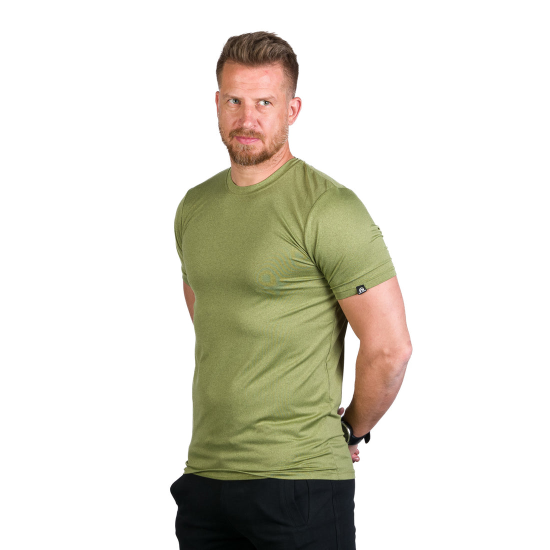 TR-3964SP men's active t-shirt from recycled fibers BRENTON