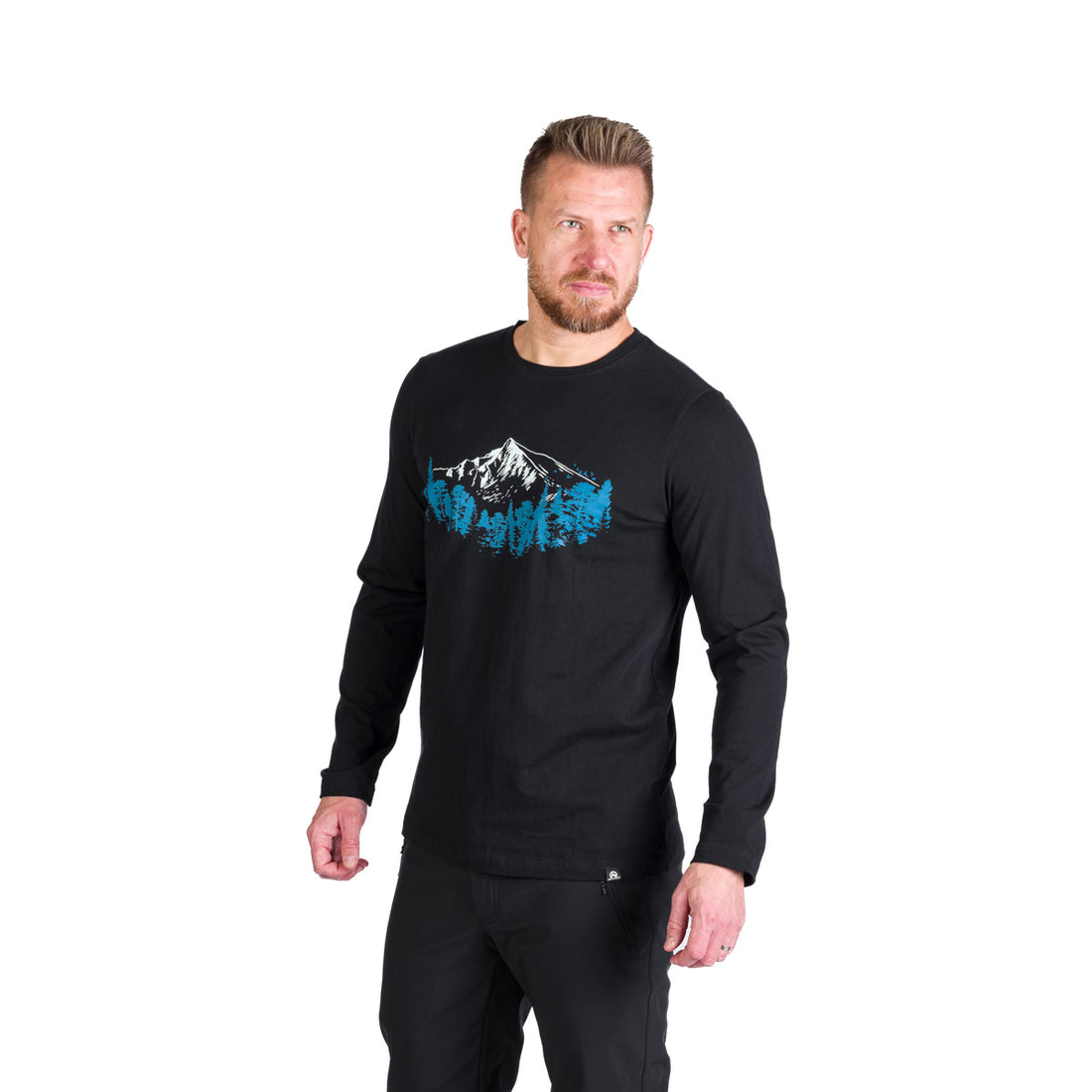 TR-3980OR men's outdoor combed cotton t-shirt with print STEWART