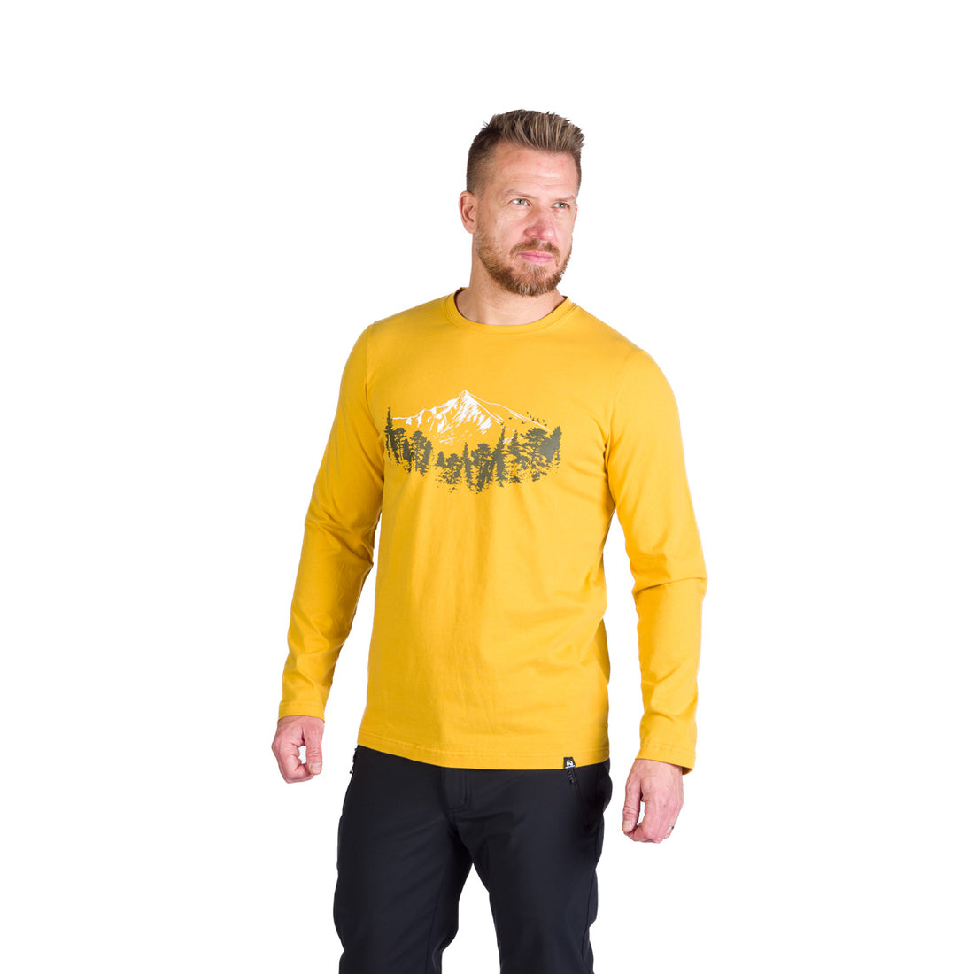 TR-3980OR men's outdoor combed cotton t-shirt with print STEWART