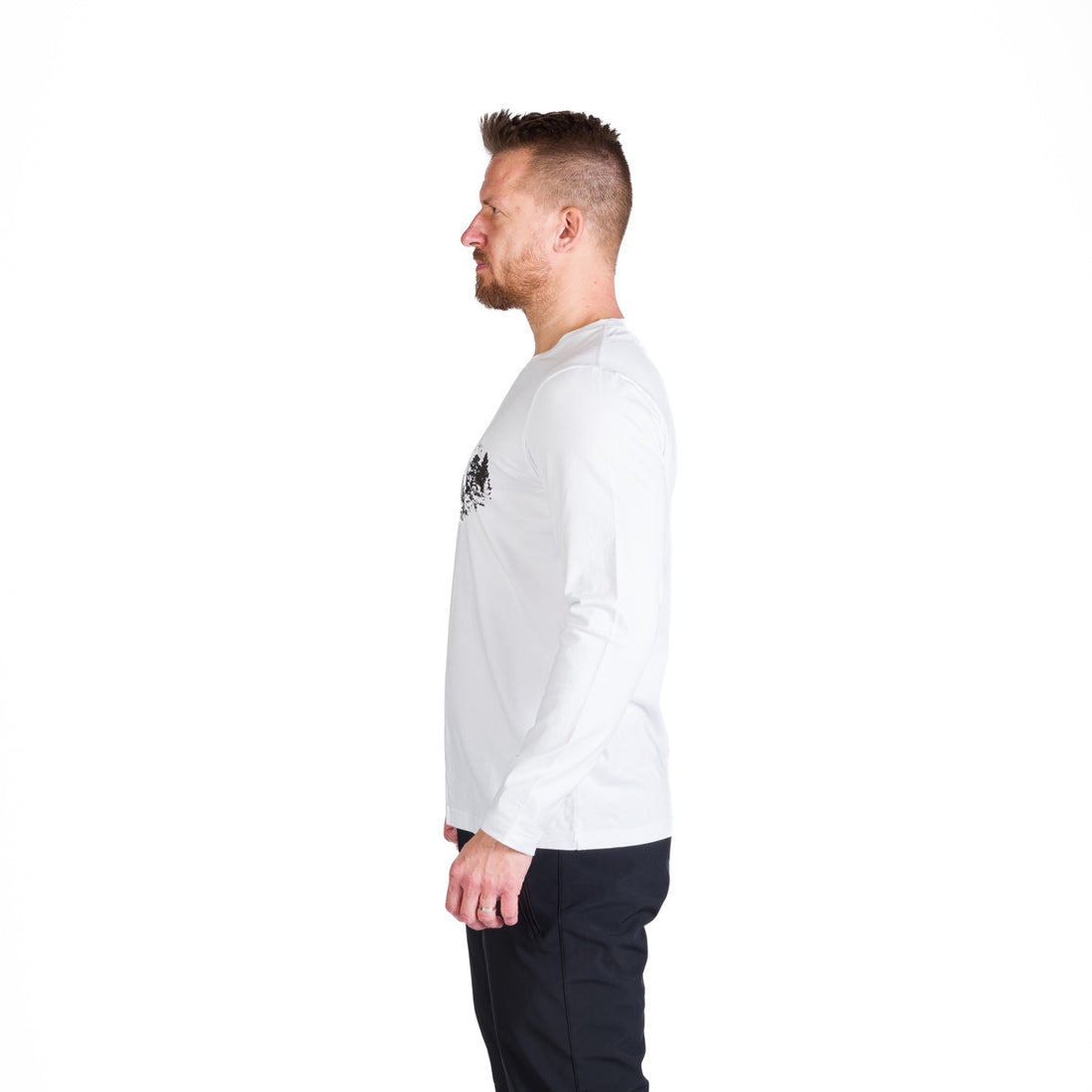 TR-3980OR men's outdoor combed cotton t-shirt with print STEWART