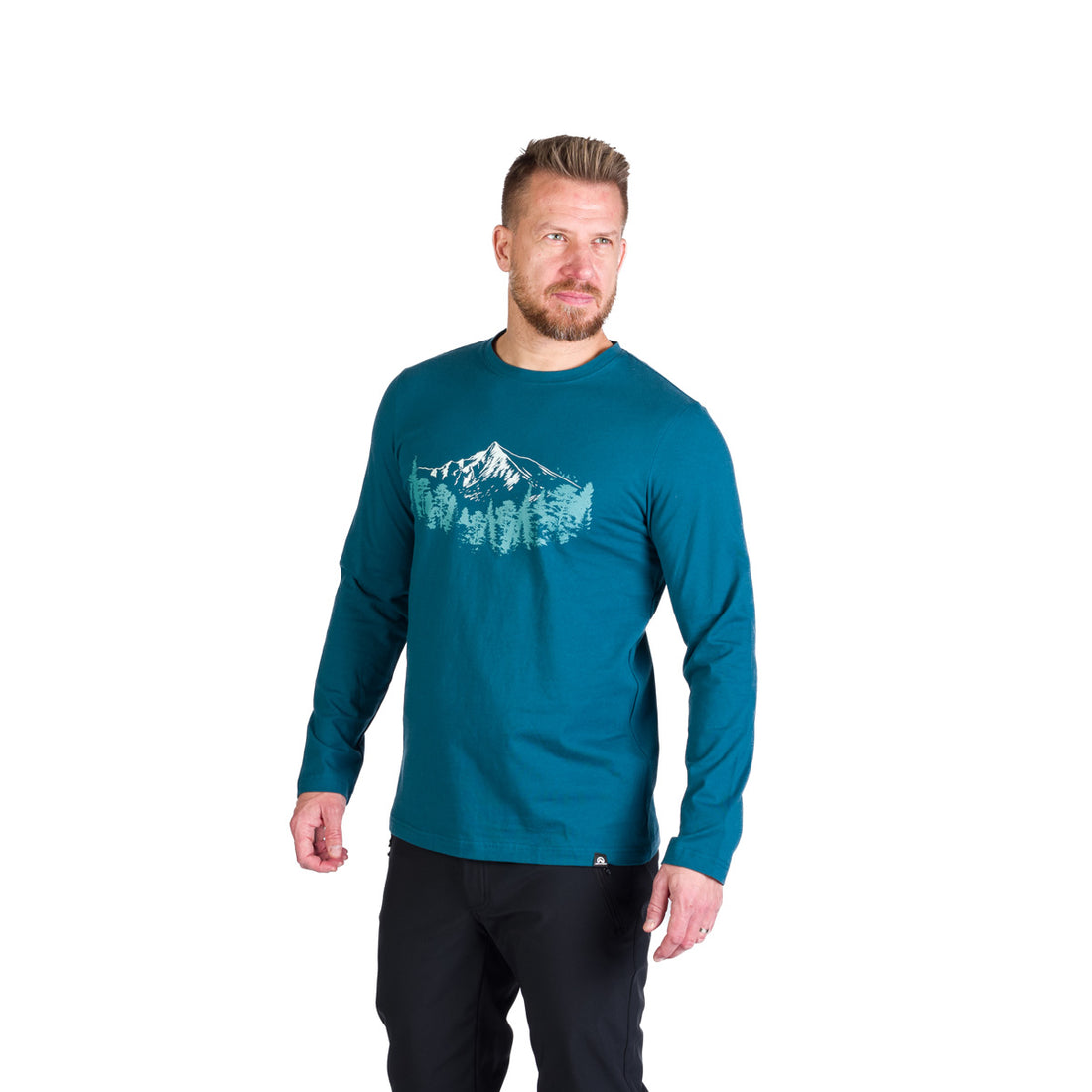 TR-3980OR men's outdoor combed cotton t-shirt with print STEWART