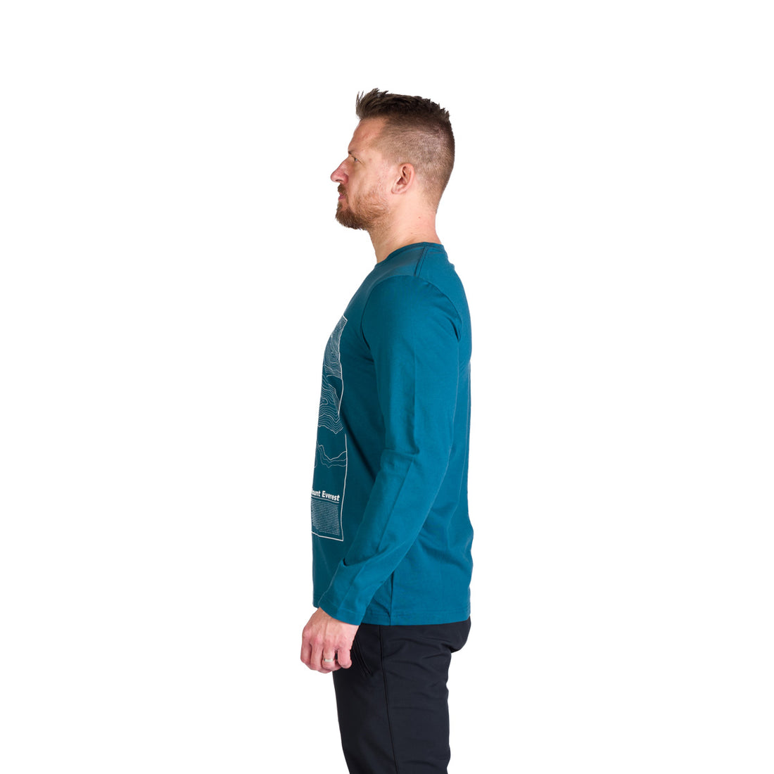 TR-3982OR men's outdoor combed cotton t-shirt with print HENDERSON
