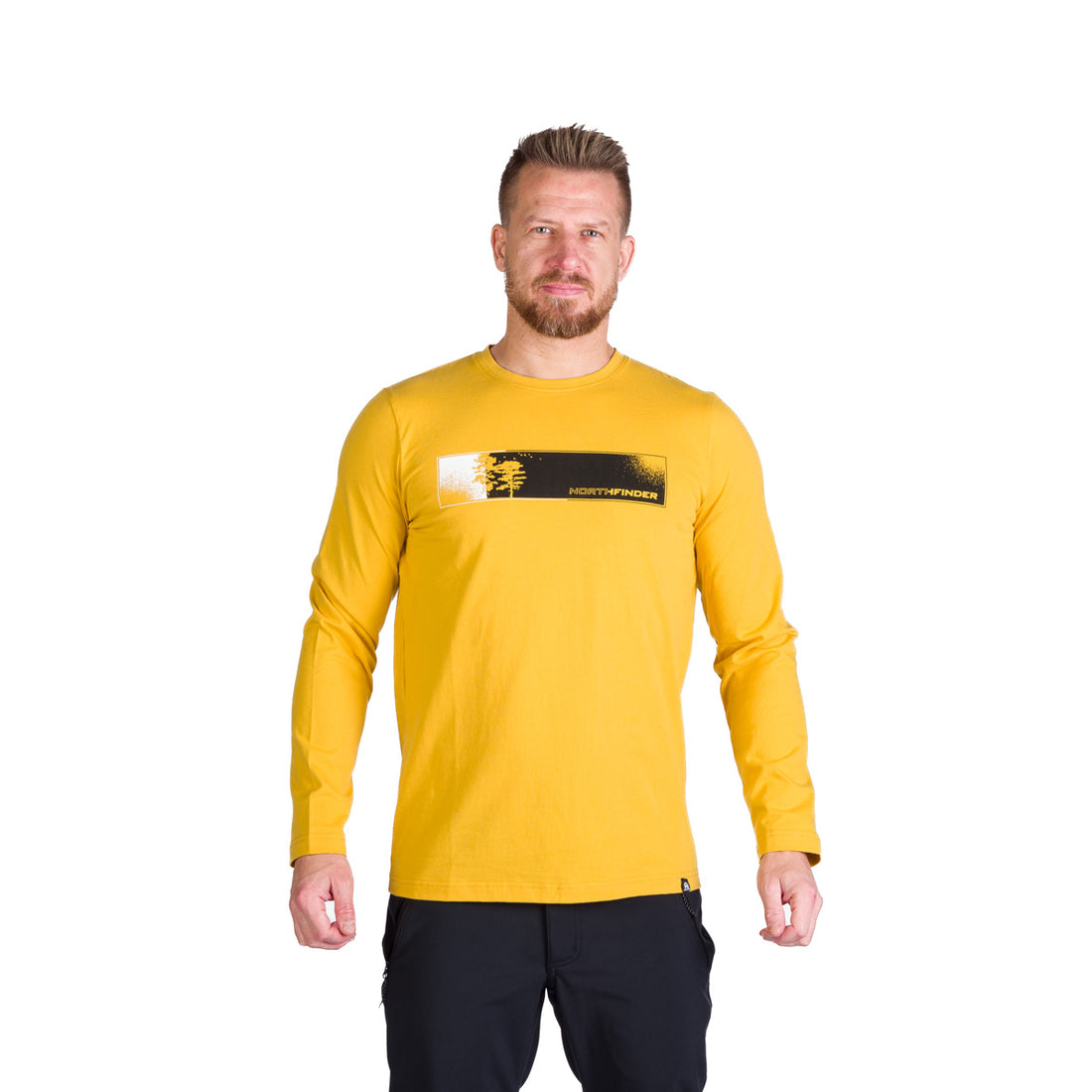 TR-3983OR men's outdoor combed cotton t-shirt with print RUSH