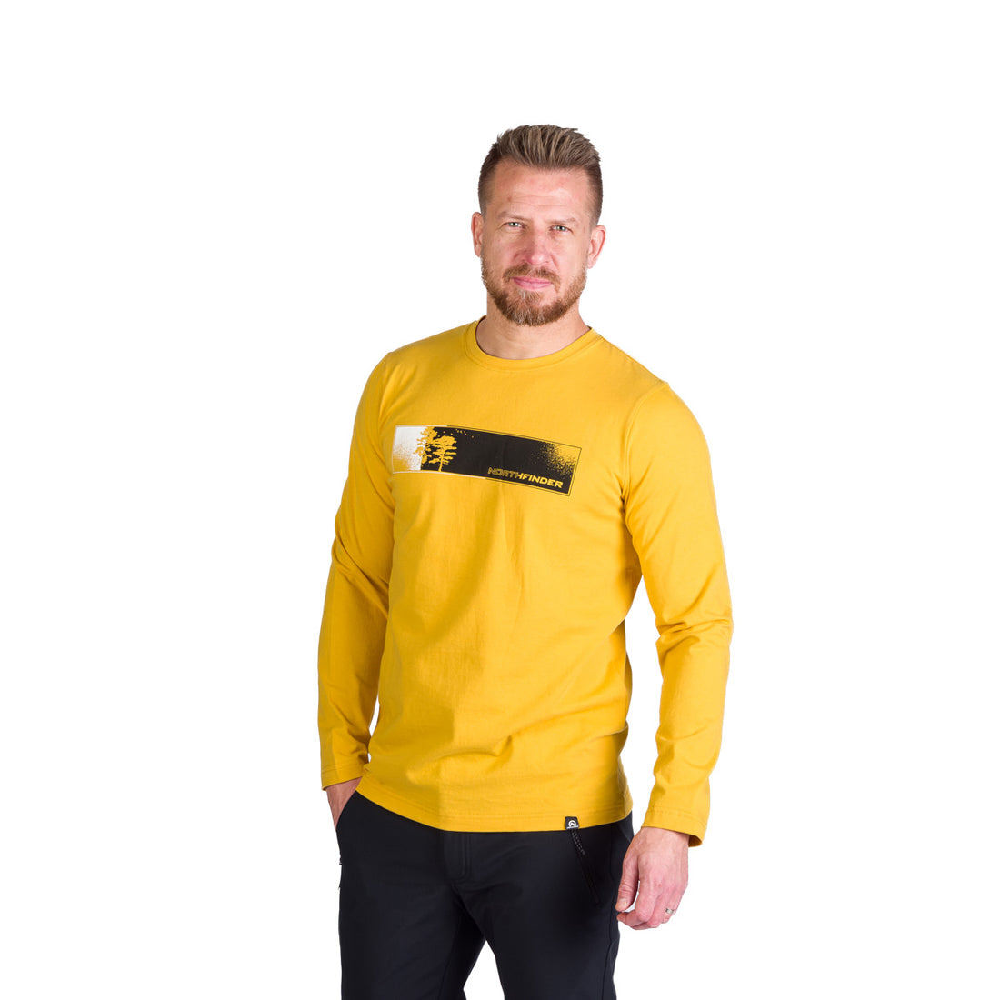 TR-3983OR men's outdoor combed cotton t-shirt with print RUSH
