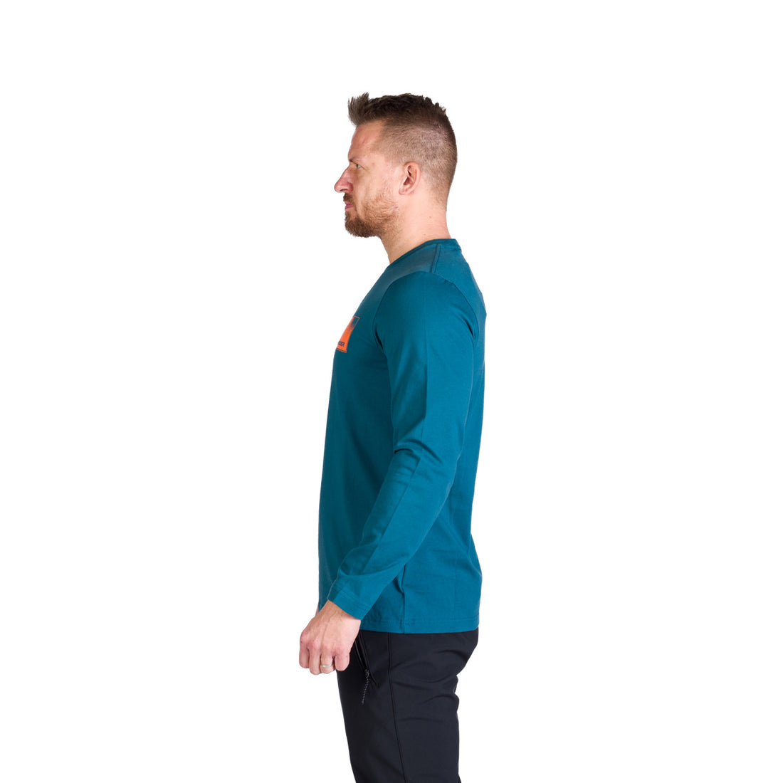 TR-3983OR men's outdoor combed cotton t-shirt with print RUSH