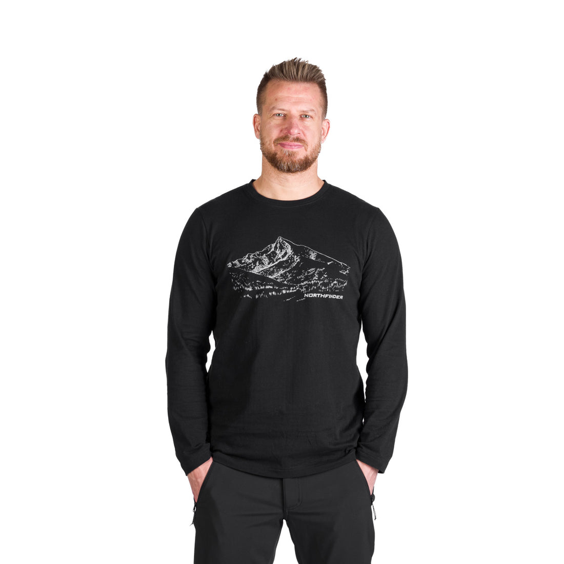 TR-3984SP men's leisure combed cotton t-shirt with print THORNTON