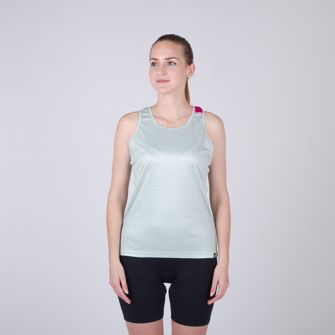 TR-4538MB women's e-bike t-shirt tang with print DESMIRA