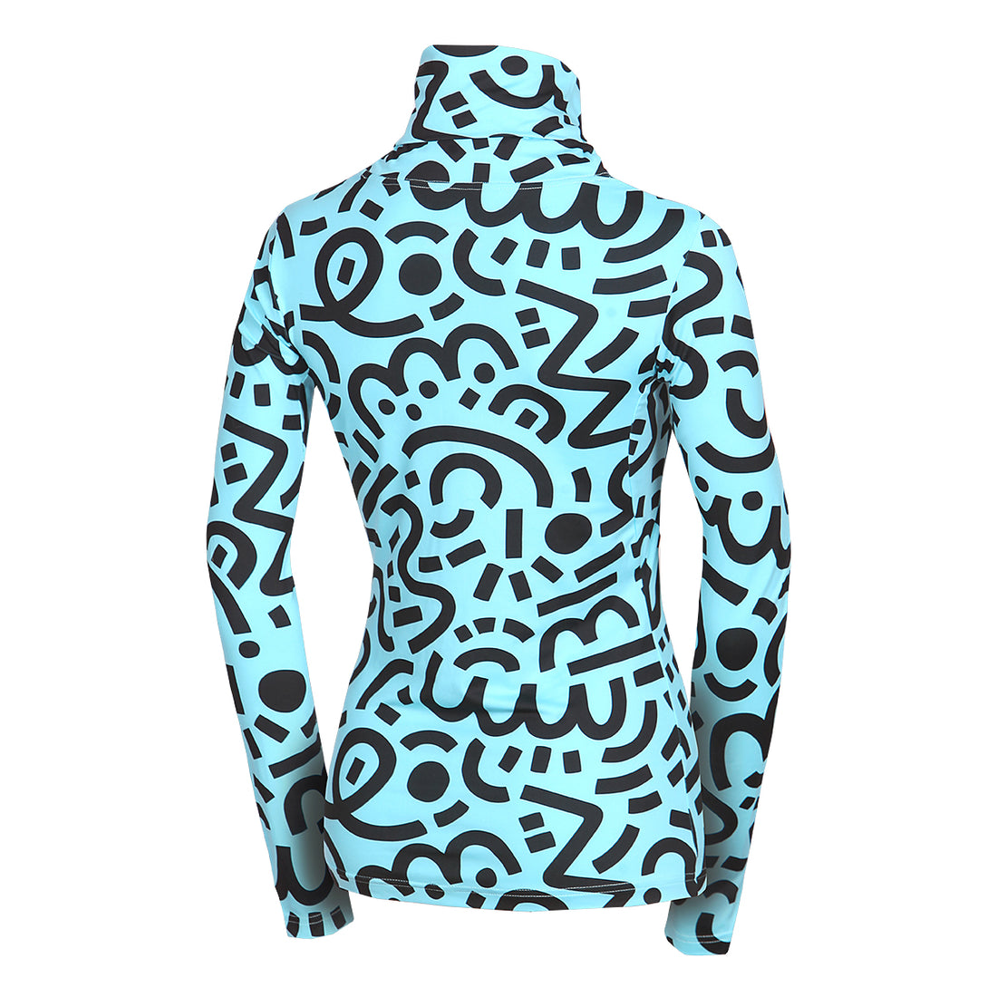 TR-45502SKP women's ski-touring t-shirt high neck KRALOVA