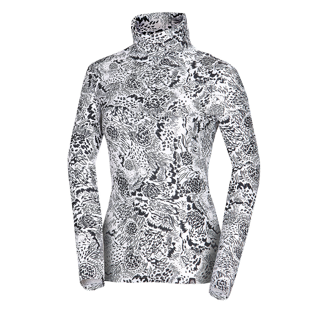 TR-45502SKP women's ski-touring t-shirt high neck KRALOVA