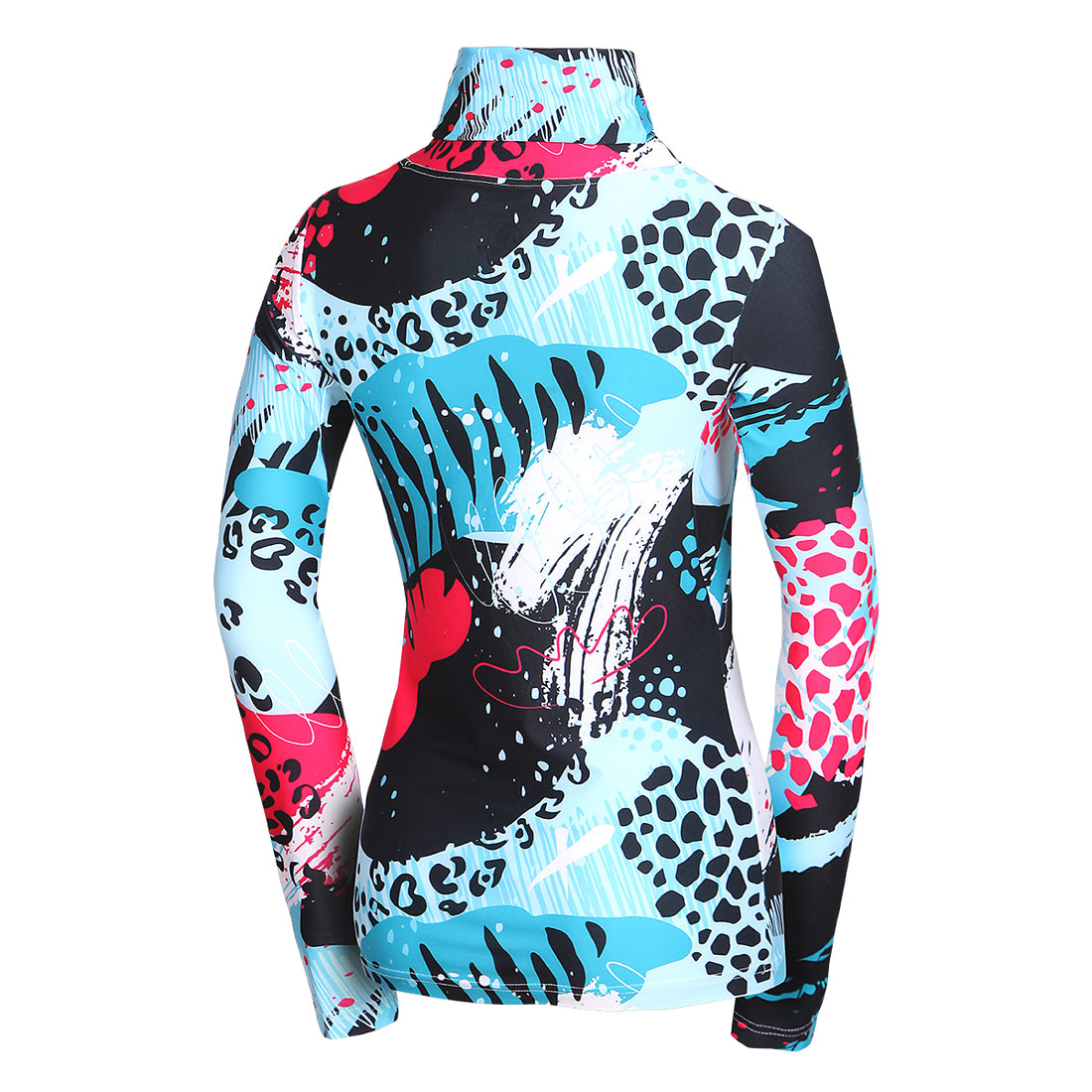 TR-45502SKP women's ski-touring t-shirt high neck KRALOVA