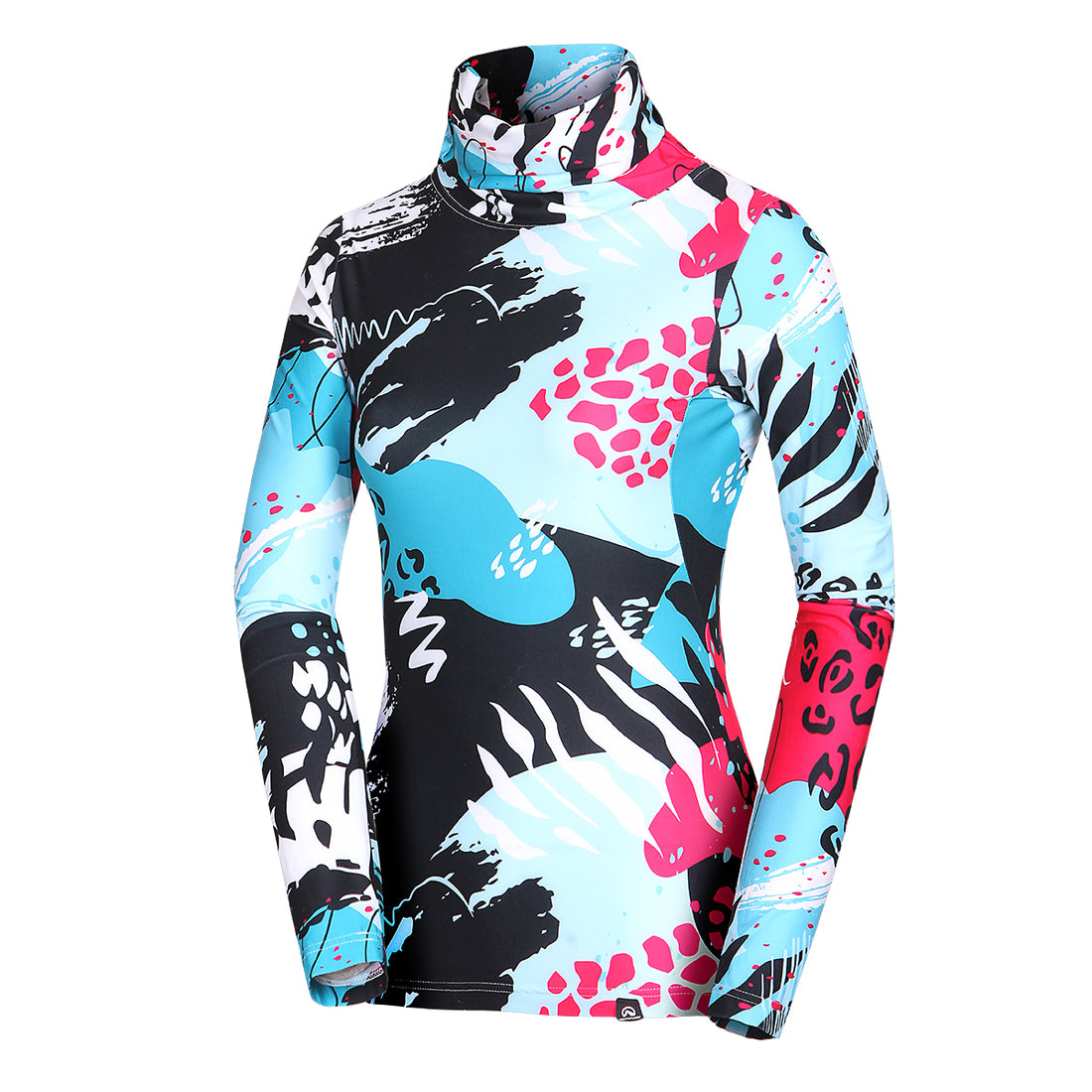 TR-45502SKP women's ski-touring t-shirt high neck KRALOVA