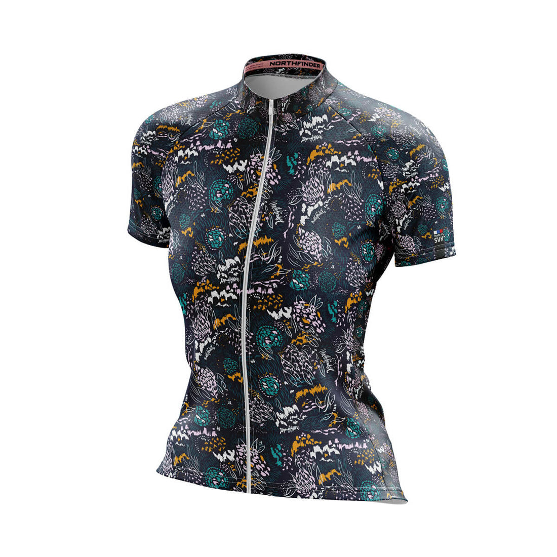 TR-45560MB women's cycling jersey floral limited eco series  SARA