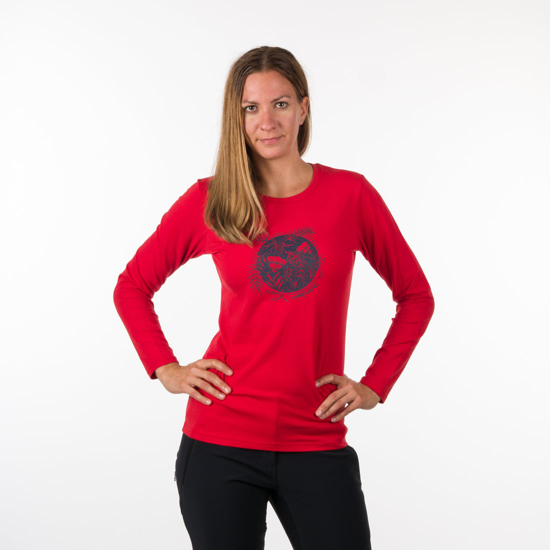 TR-4561OR women's t-shirt print cotton style NICOLE