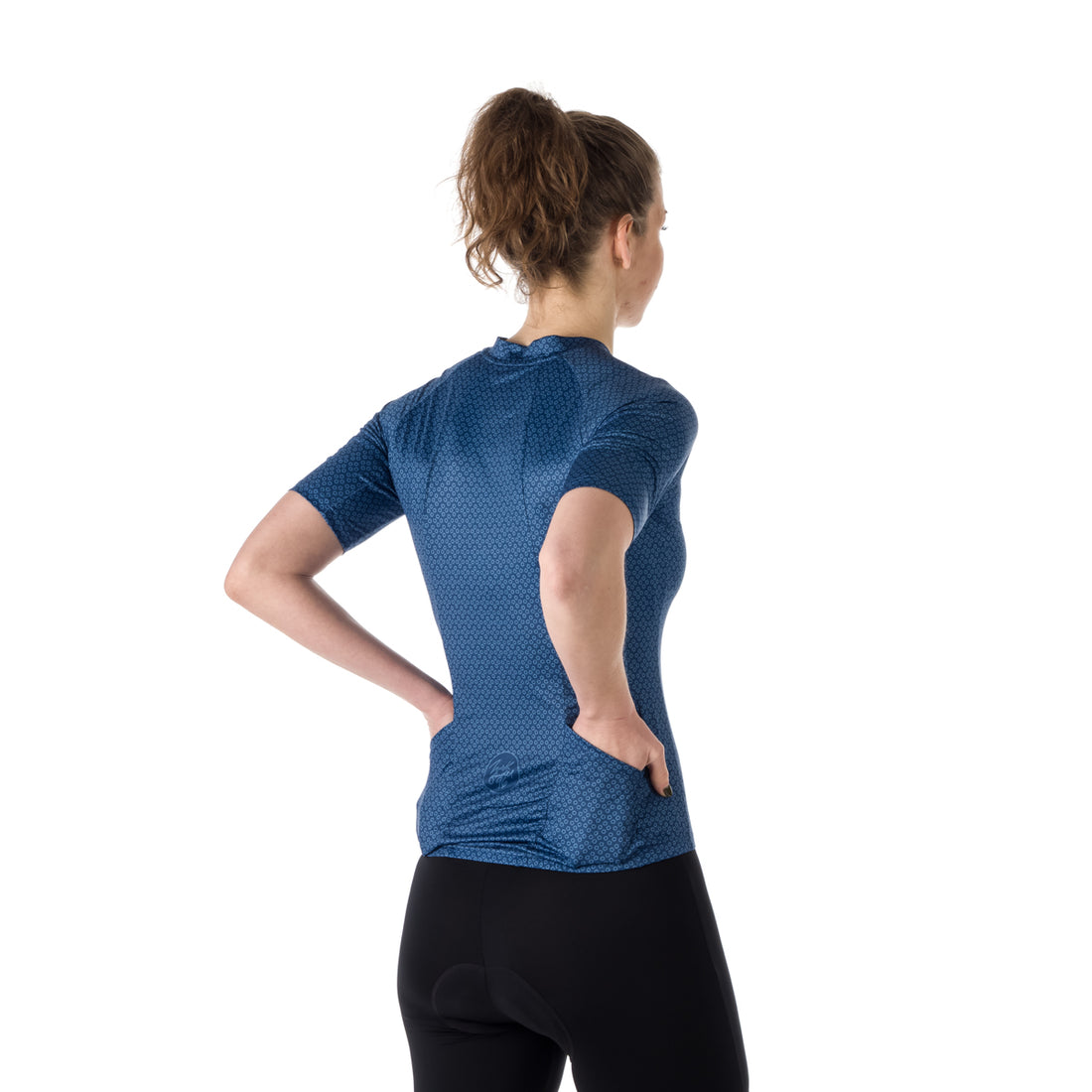 TR-4806MB women's e-bike t-shirt full zip IMANI