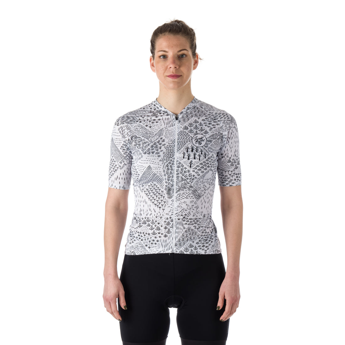TR-4806MB women's e-bike t-shirt full zip IMANI