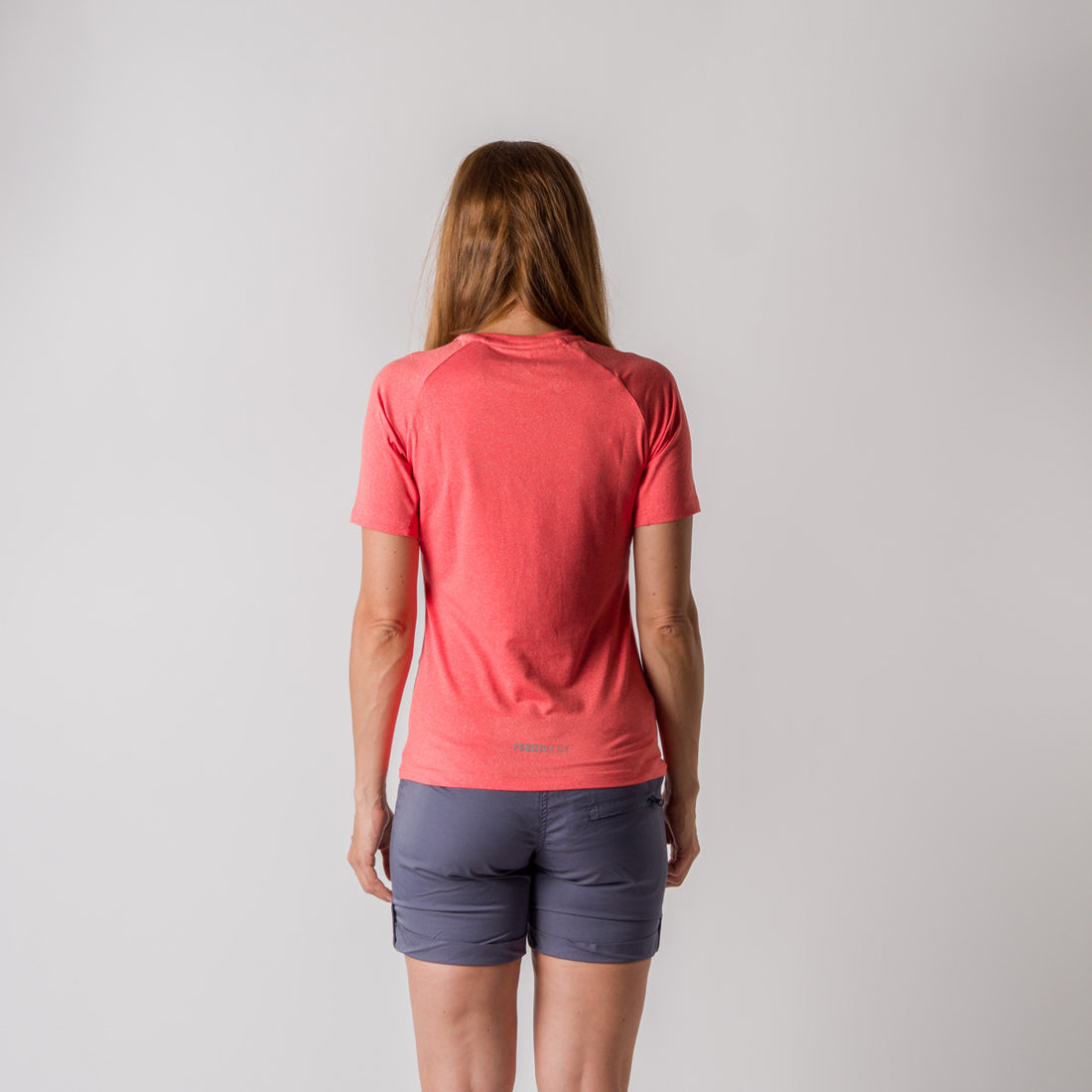 TR-4815OR women's active t-shirt with print from recycled fibres MADELEINE